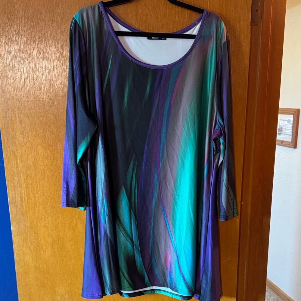 Lily Vibrant Multicolor Tunic Top